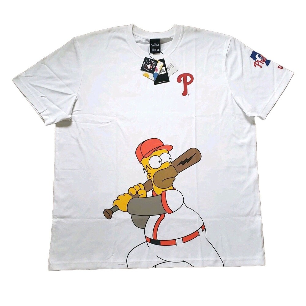 Philadelphia Phillies X The Simpsons Homer 3XL Mens Double Side T-Shirt Wonder